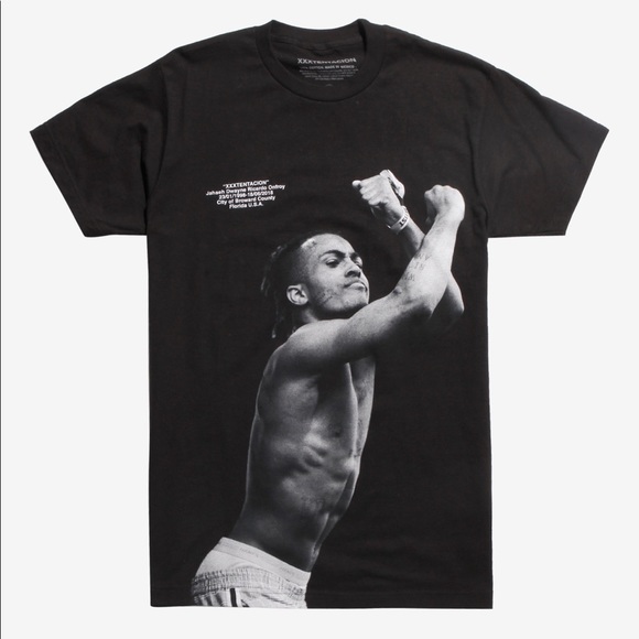 XXXTENTACION BLACK & WHITE PHOTO T-SHIRT - Picture 2 of 2
